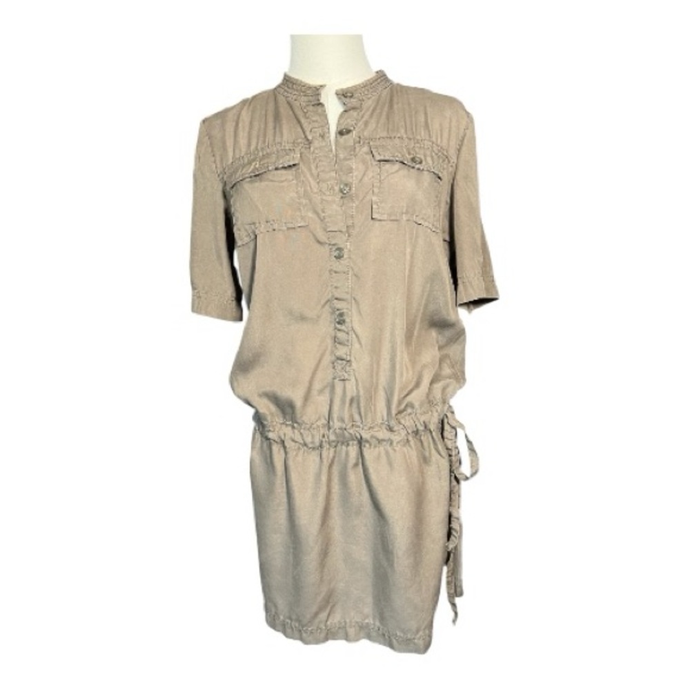 EUC Gap khaki green cargo mini dress | size S